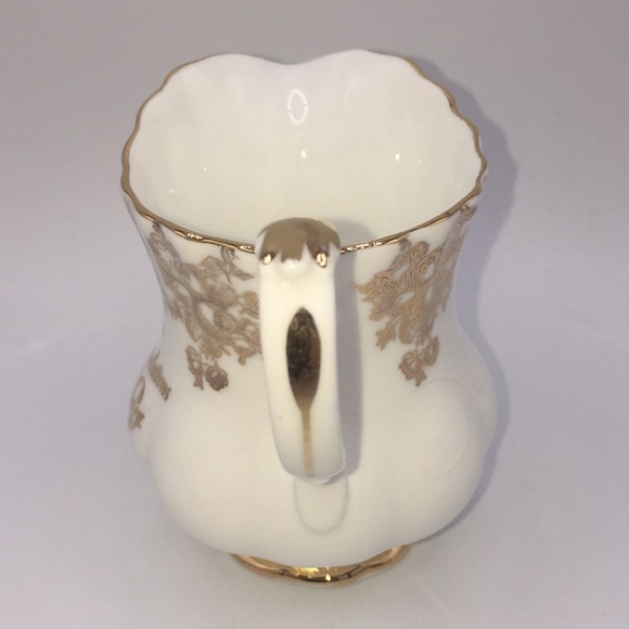 Royal Albert Golden Wedding Anniversary 50th Cream & Sugar Dish Set Bone China - Picture 4 of 13